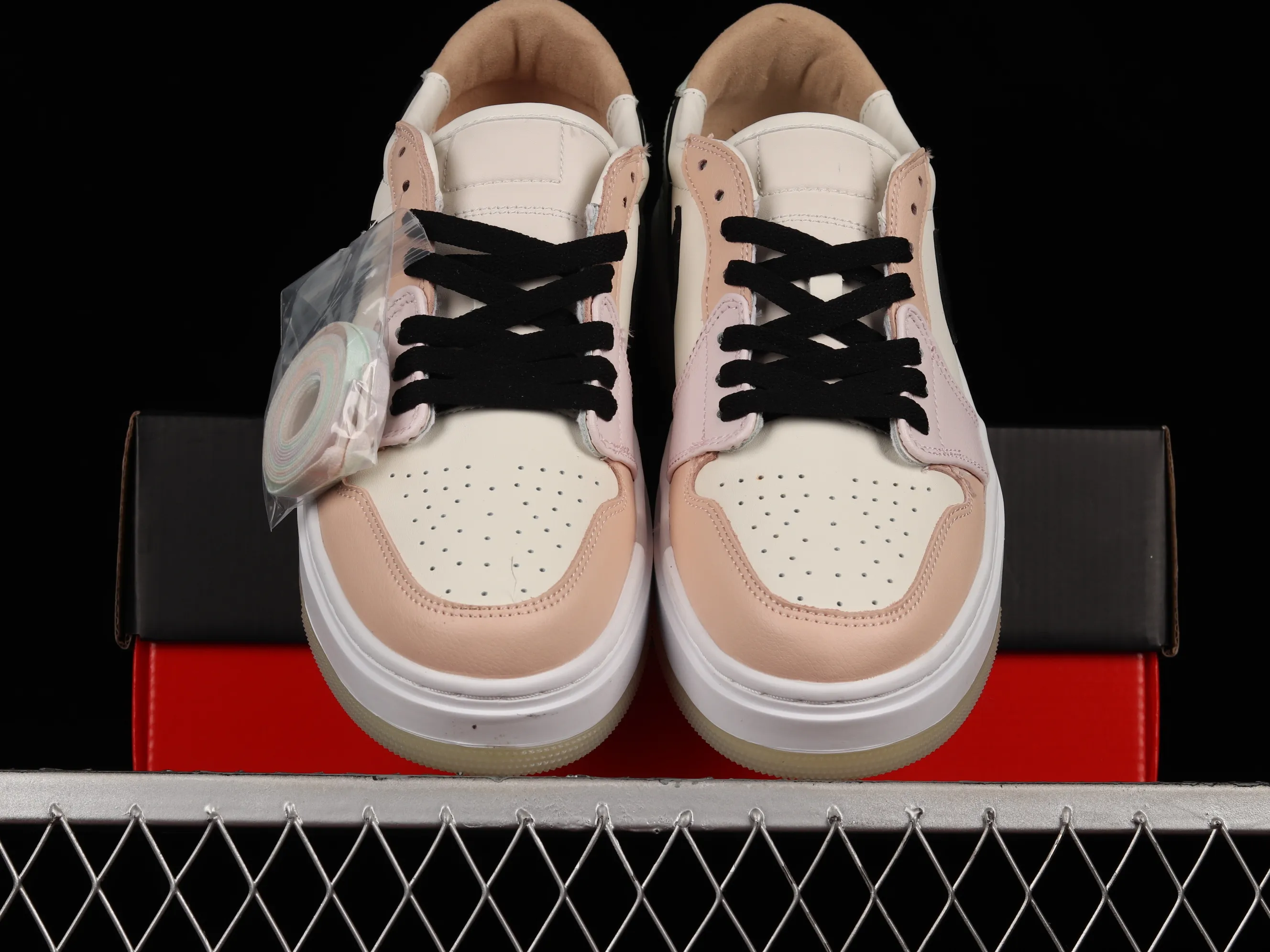 All categories Air Jordan Jordan series basketball shoes Air Jordan 1 Low Air Jordan 1 Elevate Low SE "Wolf Grey" Little AJ thick-soled retro basketball shoes DH0979-101